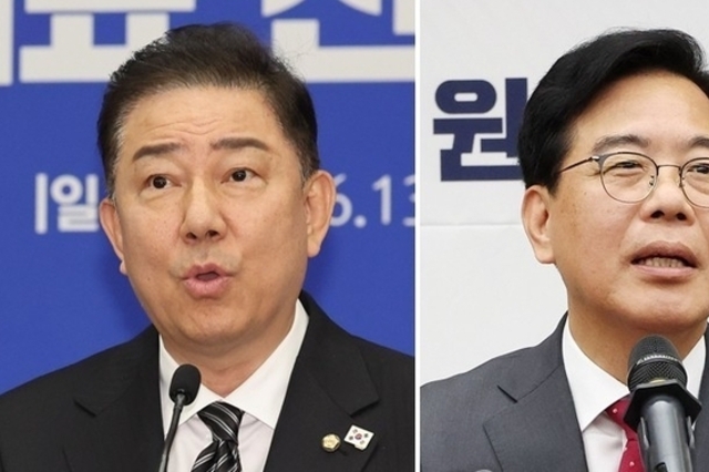 與 김병기, 국힘 김용태·송언석 예방…추경·청문회 협조 요청