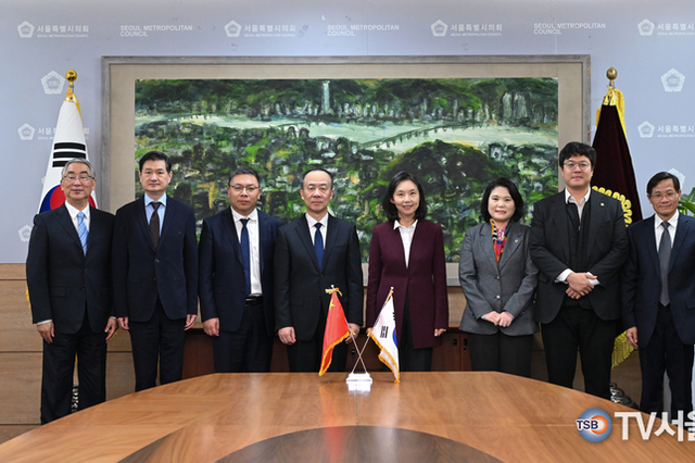 최호정 시의회 의장, 상하이인대 대표단과 한중 지방의회 교류 강화 논의