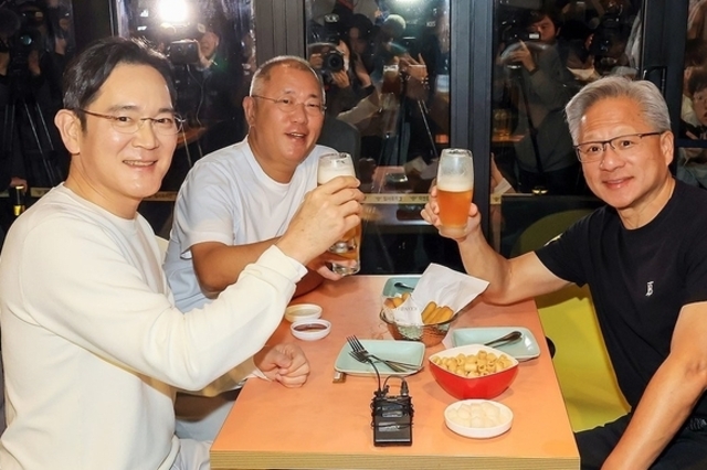 젠슨 황·이재용·정의선 치맥 회동