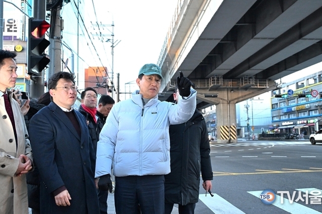오세훈 시장, 강북횡단 지하도시고속도로 사업현장 점검