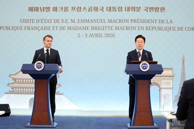 李대통령 "韓·佛, 호르무즈 해협 안전 수송로 확보 협력"