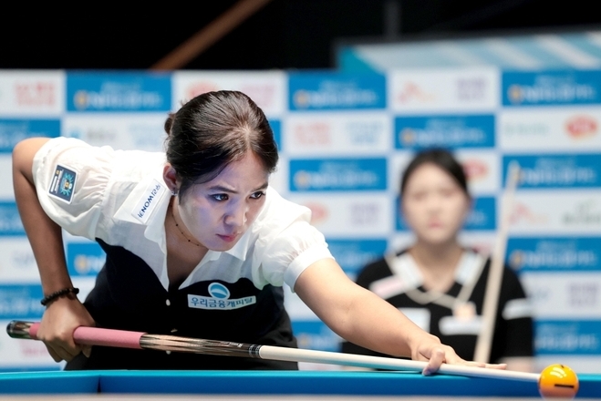 <strong>경기에 집중하는 스롱 피아비 /사진=연합뉴스</strong>