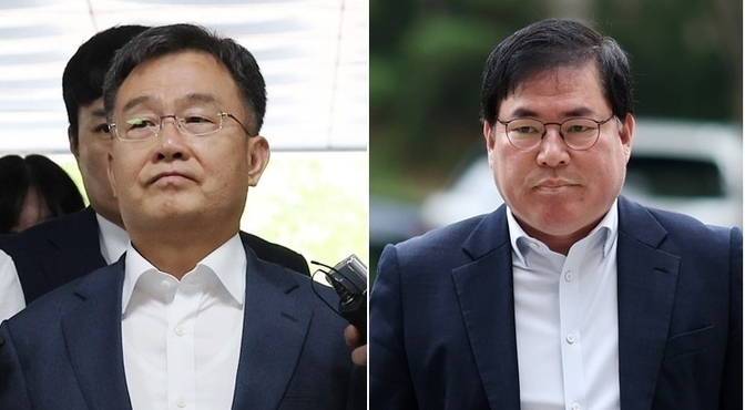 <strong>김만배(왼쪽)-유동규 /사진=연합뉴스</strong>