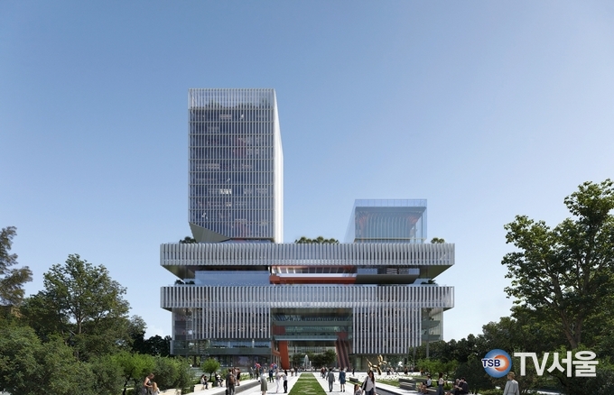 신청사(구청·구의회 조감도)